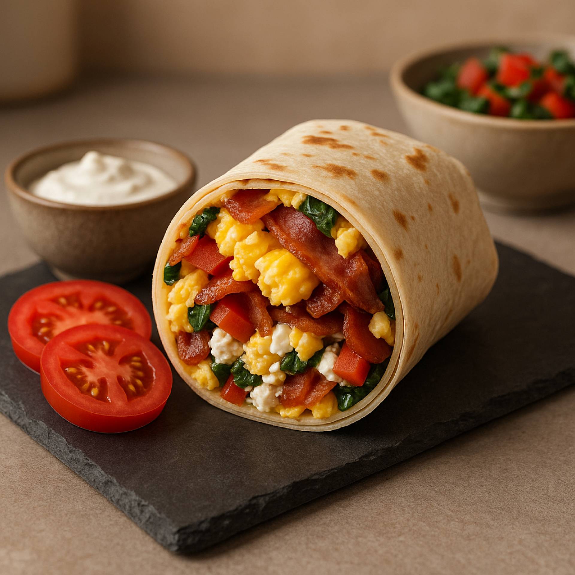Bacon Breakfast Burrito