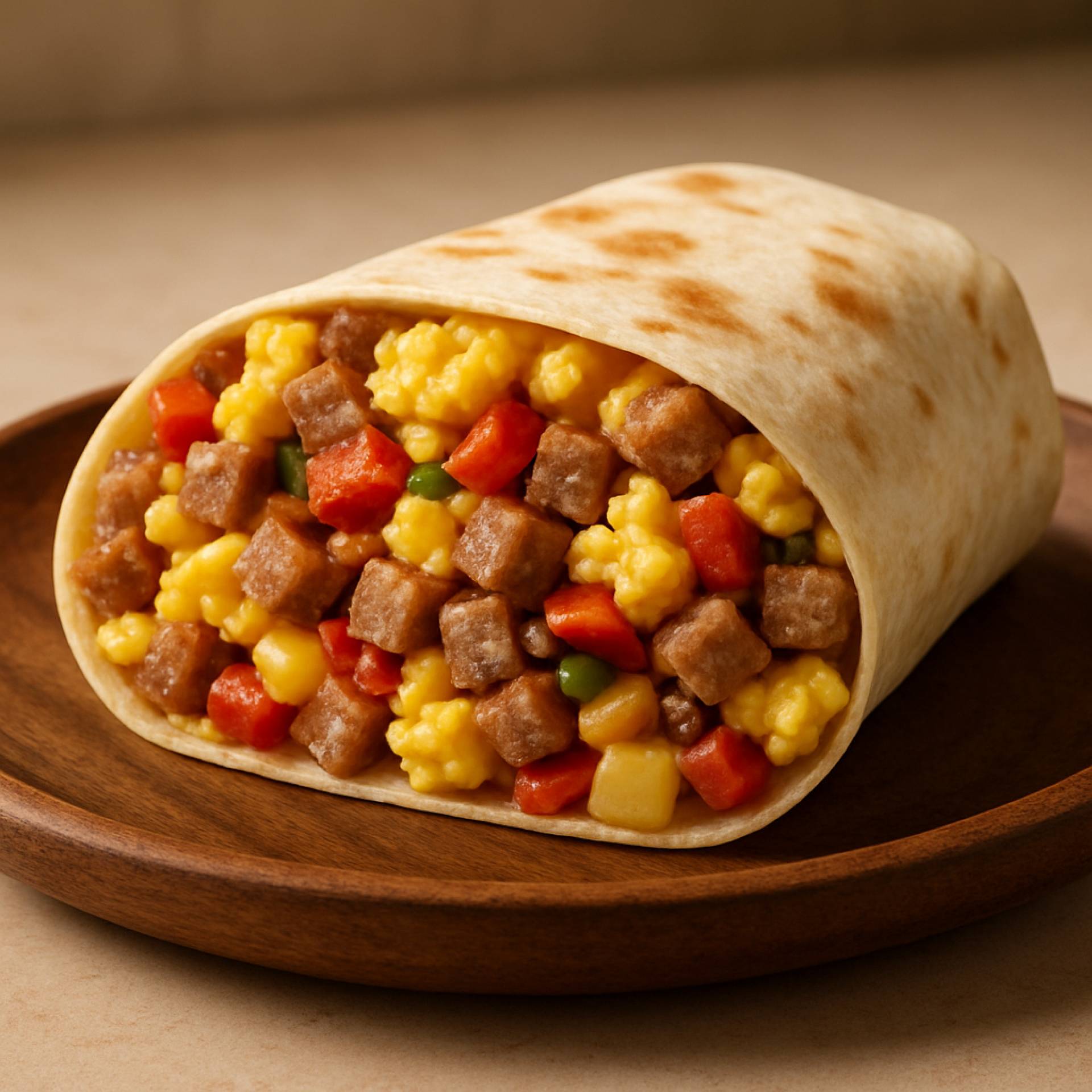 Sausage Breakfast Burrito