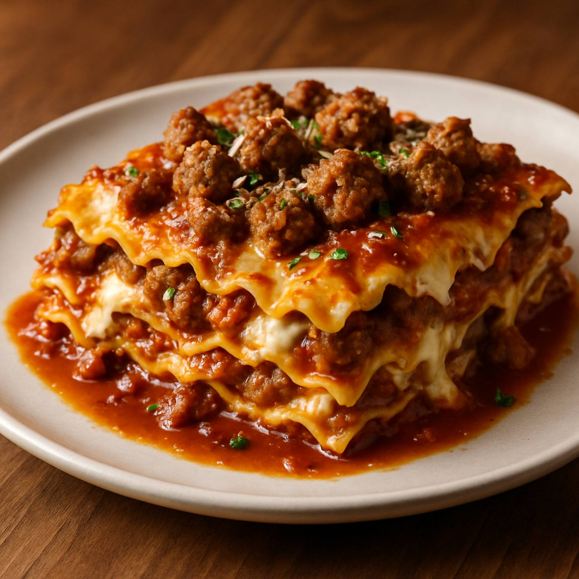 Lasagna with Italian Sausage